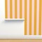 Pink Bold Stripe Yellow Coastal Beach Citrus Lemon Candy Large Scale Custom Removable Wallpaper by Spoonflower Peel & Stick Wallpaper 2FT Wide